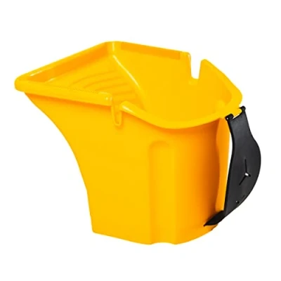 Imagen de HARDY WORKING TOOLS Cubo de Pintura con 5 Piezas Transparentes, Taza 2 L, Mango Ajustable, plástico, construcción Ranuras Especiales, Amarillo, A0146 329901
