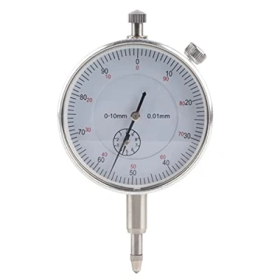 Imagen de FTVOGUE Indicador de cuadrante 0‑10 mm Rango 0.01 Precisión Industria aleación aluminio Herramientas manuales, dial indicator