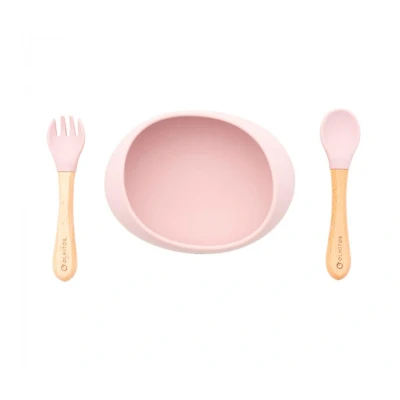 Imagen de Vajilla 3 Piezas Silicona Blush