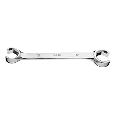 Imagen de NEO TOOLS 09 151 Llaves tubería de frenos 15x17 cromado mate Acero cromo vanadio