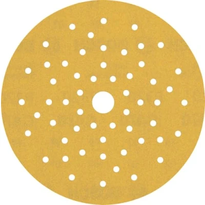 Imagen de Bosch Professional 50 x Lijas Expert C470 multiperforados, para Madera dura, Pintura sobre madera, 150 mm, Grano 320, Accesorios Lijadora excéntrica