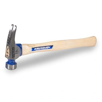 Imagen de Vaughan CF2 19 Ounce California Framer, boca fresada), asa de color blanco nogal recta, 40,6 cm larga