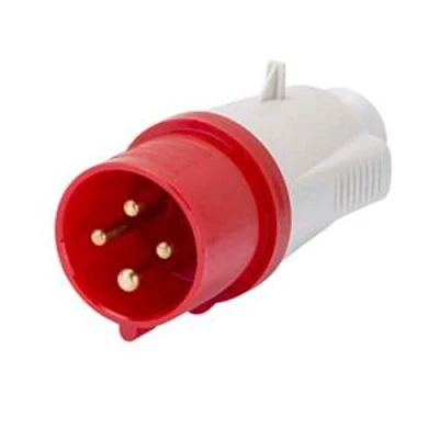 Imagen de Gewiss GW60008 Toma de corriente (3P+T, 6 h, CE, ENEC, Rojo, Blanco, IP44, 380 415 V)