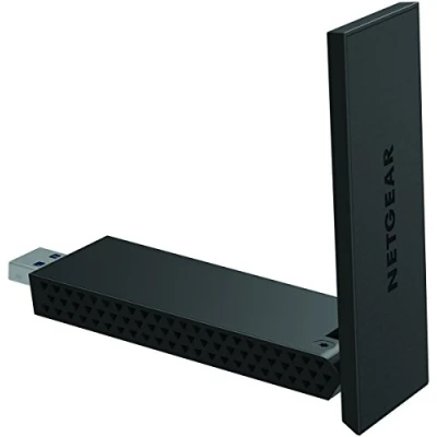 Imagen de Netgear A6210 100PES Adaptador de Red inalámbrico USB Banda Dual con tecnología WiFi (AC 1200 Mbps 2.4 GHz y 5 GHz, WPS, USB2.0/3.0), Negro