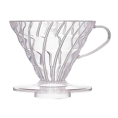 Imagen de Hario V60 Gotero de café plástico, 02, transparente