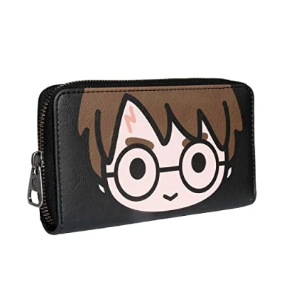 Imagen de Karactermania Harry Potter Chibi Essential Monedero, Mujer, Talla: One Size, Marrón