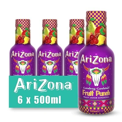 Imagen de Arizona, Té helado (Fruit Punch) 6 de 500 ml. (Total 3000 ml.)