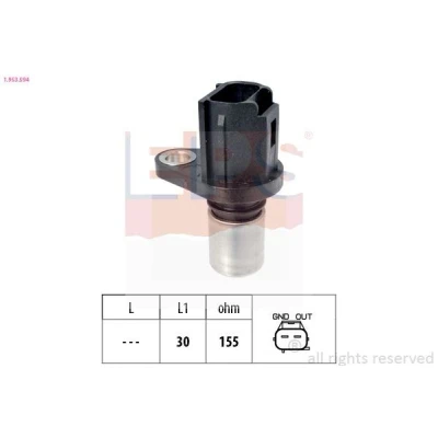 Imagen de EPS 1.953.594 Sensor de Cigueñal Made in Italy OE Equivalent LAND ROVER: Freelander 2 SUV, VOLVO: XC90 I, XC60 I