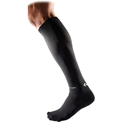 Imagen de Mc David Recovery Elite Calcetín de Compresión, Unisex Adulto, Negro, XXL
