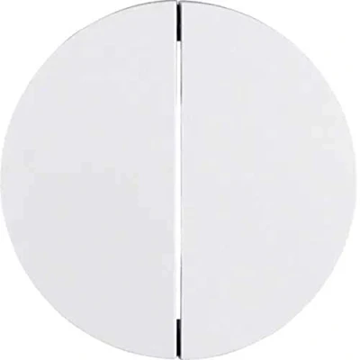Imagen de Hager 16232089 Tecla doble r1/r3 blanco polar brillo