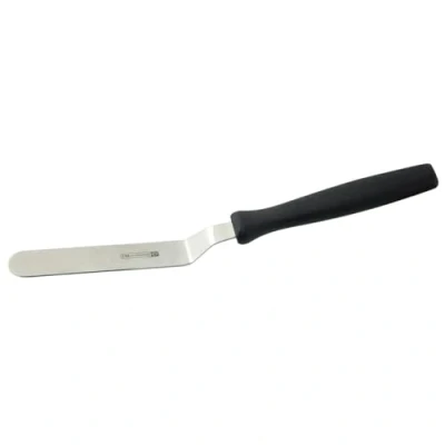 Imagen de FM Professional Espatula Hoja Escalonada 22Cm, polipropileno, acero inox, color inox. y negro. 1 ud.