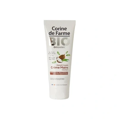 Imagen de Corine de Farme Crema Reparadora Bio para Manos 75ml Cualquier Tipo Piel con Karité y Aloe Vera Calma, Protege, Hipoalergénica Sin Perfume Cosmético Natural