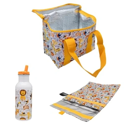 Imagen de NERTHUS FIH 1283 Set Leones Isotérmico Bolsa de Almuerzo + Botella Ultraligera Merienda