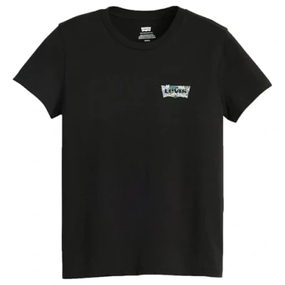 Imagen de Levi&#039;s The tee, Camiseta Mujer, Coloring Book Daisy BW Fill Caviar, S