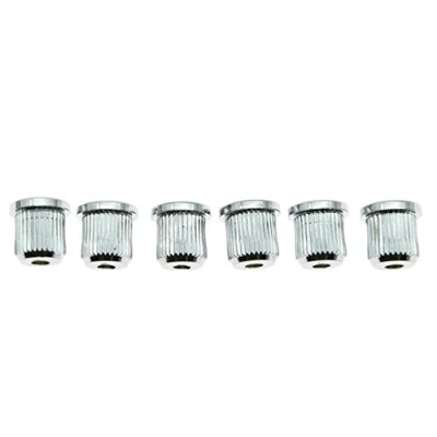 Imagen de Dopro Juego de 6 casquillos cuerda cromados para guitarra 5/16 pulgadas Telecaster estándar americano