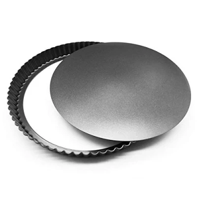 Imagen de Joejis Molde Quiche 28cm Antiadherentes Extraíble Loose Bottom Round para Tarta con Base Moldes pan…