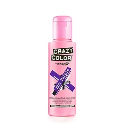 Imagen de Crazy Color, Coloración semipermanente (color Hot Purple, nº 62), 100 ml