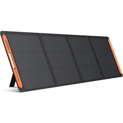 Imagen de Jackery SolarSaga 200W Panel Solar Portátil, IP68 Plegable Bifacial Solar, Compatible con Explorer Estación de Energía y Generador Solar,para Tejados/Camping/Cortes/RVs