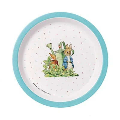 Imagen de Petit Jour Paris Plato para bebé Ø 18 cm Peter Rabbit Blue ¡Disfruta de tu primera comida!