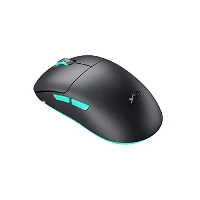 Imagen de Xtrfy M8 Wireless, Ratón Gaming Inalámbrico Ultraligero, Optimizado para eSports, Radiofrecuencia 2,4 GHz, Parte Frontal Extrabaja Mayor Precisión, Recargable, Negro