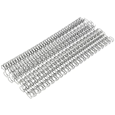 Imagen de GBC IB165221 Canutillo 21 anillas WIRE paso US 10 mm (caja 100) color negro