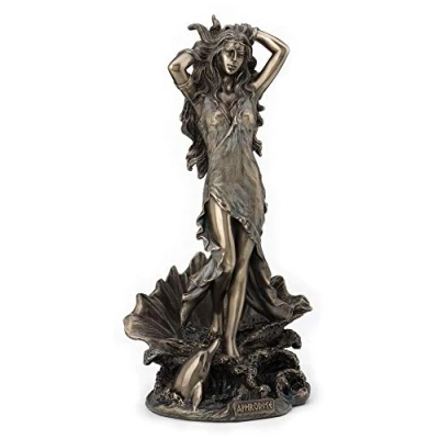 Imagen de Veronese Design Estatua de Acabado Bronce Antiguo Afrodita Que se Levanta del mar, Diosa Romana Griega 11.5 Pulgadas