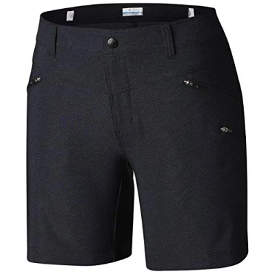 Imagen de Columbia Peak to Point, Pantalones cortos de senderismo, Mujer, Negro (Black Denims Print), Talla W8/L6