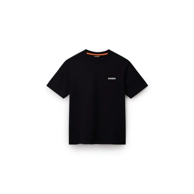 Imagen de Napapijri Small BOX Camiseta básica, Hombre, Talla: Large, Black beauty