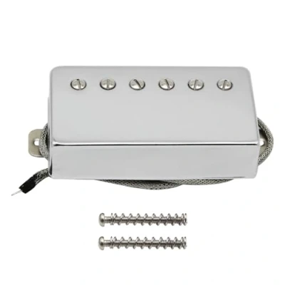 Imagen de FLEOR Pastilla Humbucker de guitarra Alnico5 Pastillas mástil cromadas Compatible con estilo LP Parte