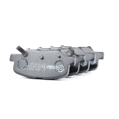 Imagen de BREMBO P 61 111 Juego de pastillas freno con avisador acústico desgaste sin accesorios MAZDA: 6 Berlina, MITSUBISHI: ASX SUV norauto, oscaro,