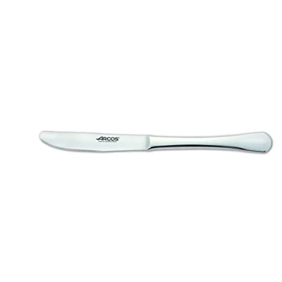 Imagen de Arcos Serie Madrid, Cuchillo de postre, Monoblock una pieza en Acero Inoxidable 100 mm, Color Plata