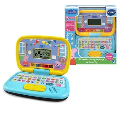 Imagen de VTech Portátil de Aprendizaje Peppa Pig, Ordenador Interactivo para niños +3 años, Versión ESP