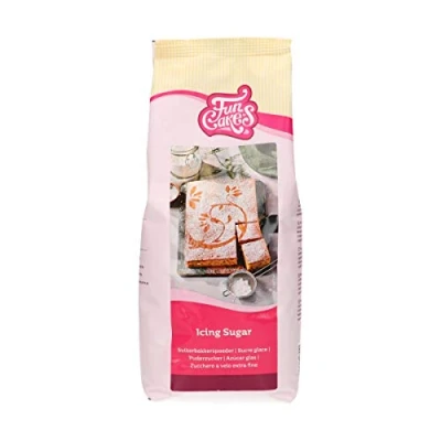 Imagen de FunCakes Icing Sugar Azúcar Glas Refinado de Calidad Pastelera, Textura Ultrafina, Perfecto para Hacer Glaseado, Buttercream o Extender El Fondant, Halal. 900 g