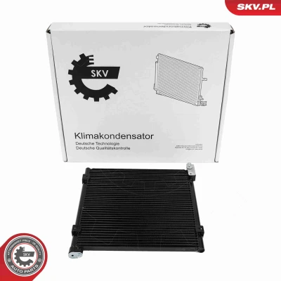 Imagen de ESEN SKV 86SKV557 Condensador sin secador Aluminio 381mm HONDA: CIVIC 6 Hatchback