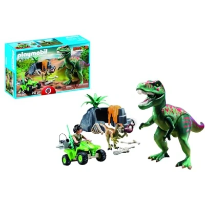 Imagen de Playmobil Dinos, Tiranosaurus Rex con Exploradora 71588, partir de 4 años