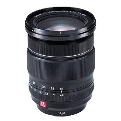 Imagen de Fujifilm Fujinon XF 16 55 mm f/2.8 R LM WR Objetivo para con montura X (distancia focal mm, apertura f/2.8, zoom 3.4x, óptico, tamaño del filtro 77 mm), negro