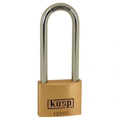 Imagen de Kasp K12550L80D Candados de latón Primera Calidad: con Arco Largo 50x80mm