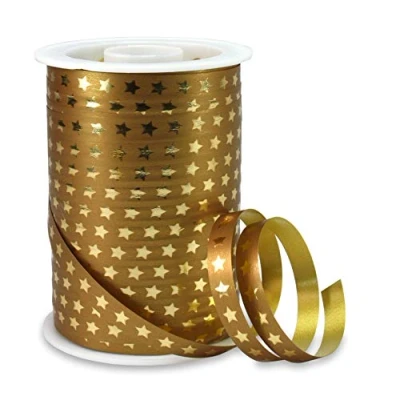 Imagen de C.E. Pattberg Cinta de rizado, dorado, 10 mm width, 100 m length