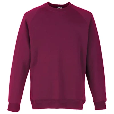 Imagen de Fruit of the Loom SS024B Sudadera para Niñas, color rojo (burgundy), talla 3 4 años (Talla fabricante: 104cm/22)