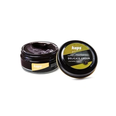 Imagen de Kaps Crema para El Cuidado del Calzado, Intensivo Y Nutritivo Cuero, Delicate, 70 Colores (150 caoba)