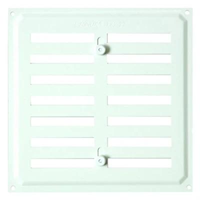 Imagen de Brinox B70380D Rejilla con persiana (17 x 17 cm) color lacado blanco