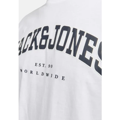 Imagen de JACK &amp; Jones Tshirt Camiseta estampada, Hombre, Talla: Large, Weiß