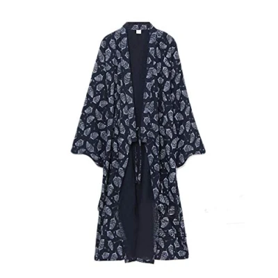 Imagen de Hombres Yukata Robes Kimono Robe Khan Vapor Ropa Pijamas # 07