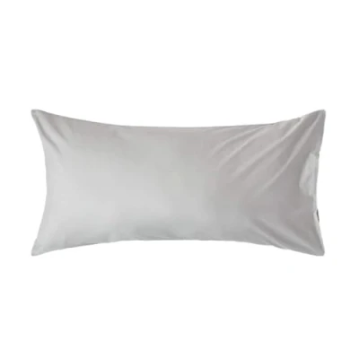 Imagen de Homescapes Funda de Almohada Lisa Housewife 100% algodón Egipcio 200 Hilos 50 x 90 cm Color Gris