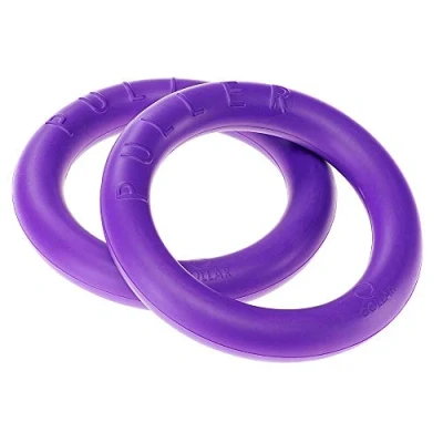 Imagen de Ferplast Juguete Perro, Anillo de Entrenamiento Perros para Masticar, Correr, Saltar, Disparar, Robusto, No Tóxico, Puller Midi, Juegos Pequeños y Medianos, Juego 2 Anillos Fitness