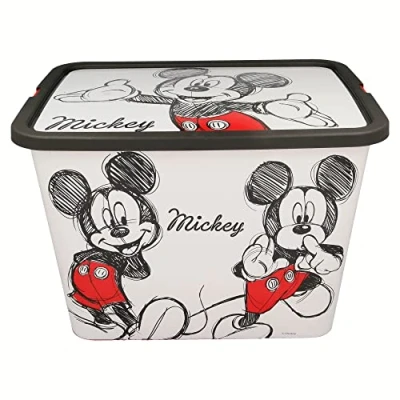 Imagen de Stor Caja de almacenaje con Cierre Click 23 litros Mickey Mouse
