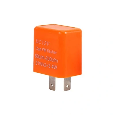 Imagen de EBTOOLS para flasherrelay 12V 2 polig central LED flasher pin relay, universal motocicleta intermitente indicador de advertencia peligro velocidad ajustable