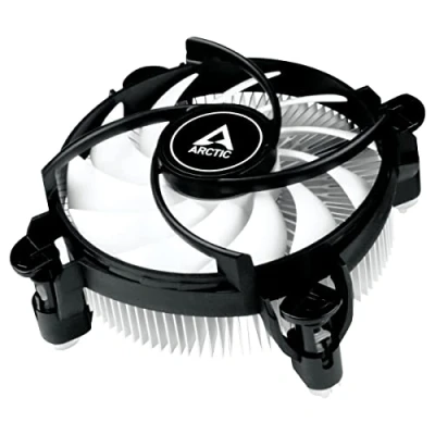 Imagen de ARCTIC Alpine 17 LP Ventilador CPU, Disipador de CPU bajo perfil, Cooler, Intel LGA1851 &amp; LGA1700, PWM 92 mm, Baja altura instalación: 42,9 3003000 rpm, Top Blower