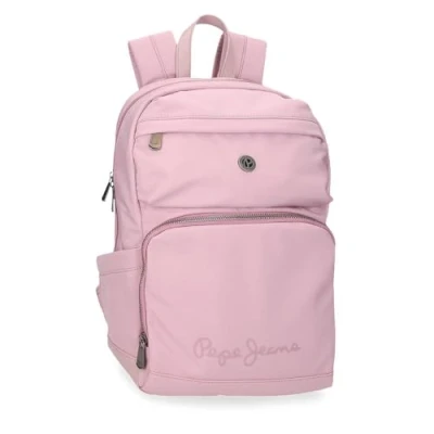 Imagen de Pepe Jeans Corin Mochila para Portátil 13,3&quot; Rosa 25x37x10 cms Poliéster y PU 9,25L by Joumma Bags