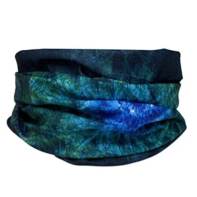 Imagen de Unisex Sin Costuras Multifunctional Headwear Bandana Scarf Tubo elástico Magic Headband Gaiter Balaclava Snood Face Mask UV Residence (estampado azul de un ojo)